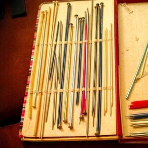 Vibrant Knitting Needle Collection